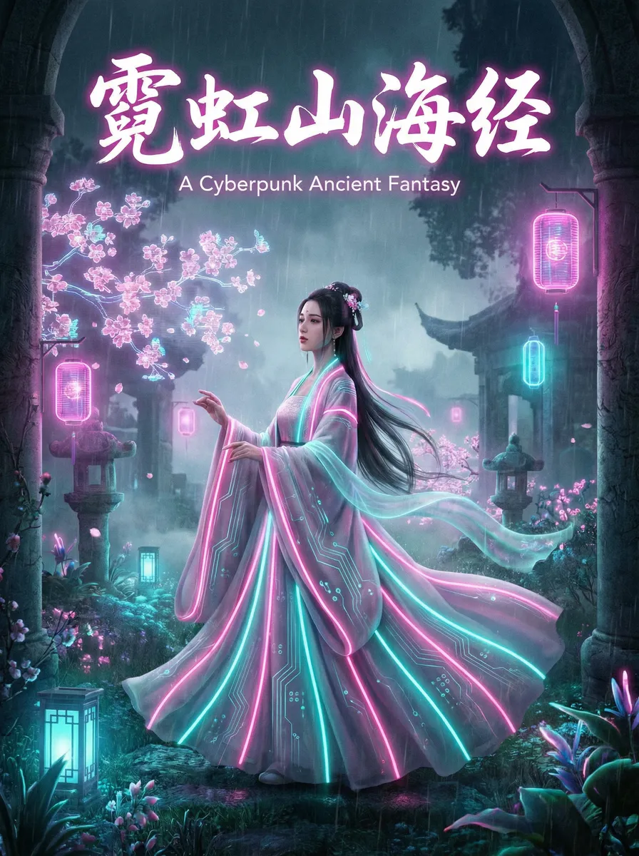 午夜不卡片免费视频 古风奇缘短剧 - 霓虹山海经海报
